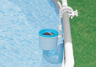 надувной бассейн для взрослых: Скиммер для бассейна INTEX - представляет собой воронку-фильтр для