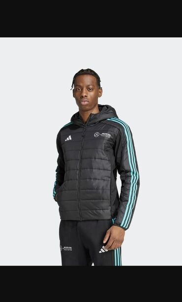 стильная одежда больших размеров для женщин: Мужская куртка, L, Adidas, Новый, цвет - Черный, Самовывоз, Платная доставка