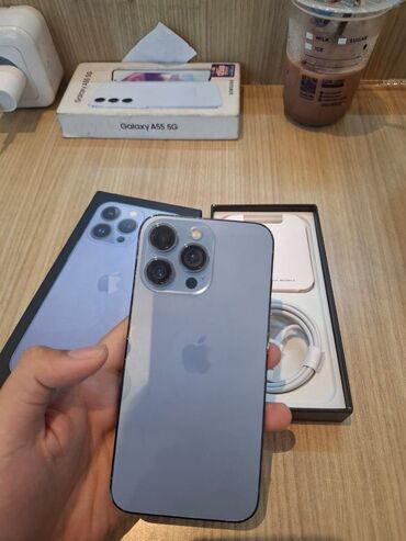 бытовая техника с уценкой: IPhone 13 Pro, 128 ГБ, Sierra Blue, Гарантия, Face ID