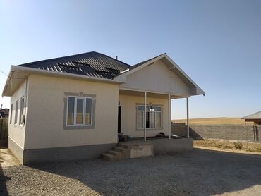 котеджи бостери: Одноэтажный жилой дом с крыльцом и двускатной крышей. - Планировка