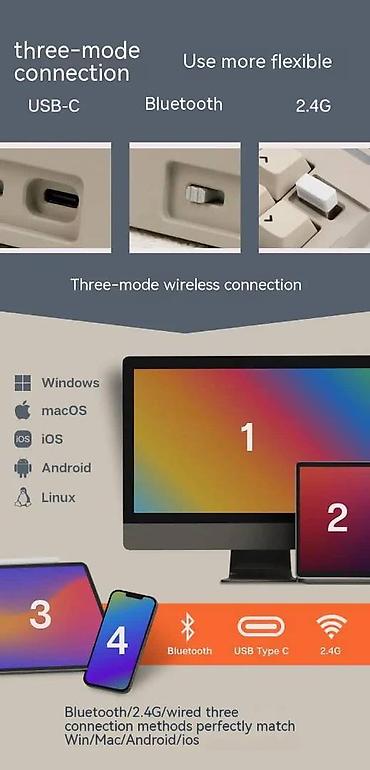logitech superlight: Клавиатура, Механическая, Проводное, Bluetooth подключение, Размер: 80% — 6