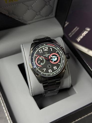 Наручные часы: TAG Heuer Carrera GMT temalı qol saatı - Korpus: qara tonlu — 5
