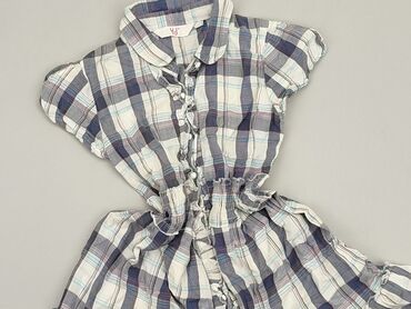 sukienka sweterkowa biala: Dress, 8 years, 122-128 cm, condition - Good
