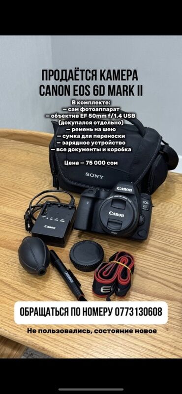 кенон марк 2: Фотоаппарат Canon EOS 6D Mark II с полнокадровой матрицей и