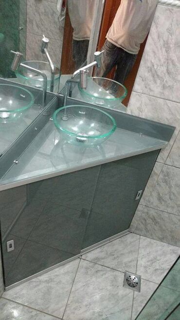 Çanaqlar, tülpanlar: Künc üçün kompak tualet/lavabo həlli – üçbucaq formalı künc lavabosu — 11