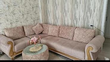 Künc divan – 430 AZN Ölçü: 2.94 × 2.4 m Açılmır, baza yoxdur. Ünvan