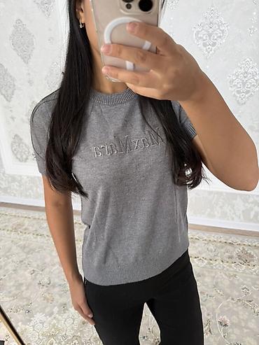 юб: Футболка, Облегающая модель, Max Mara, Трикотаж, Новый, Стандарт — 1