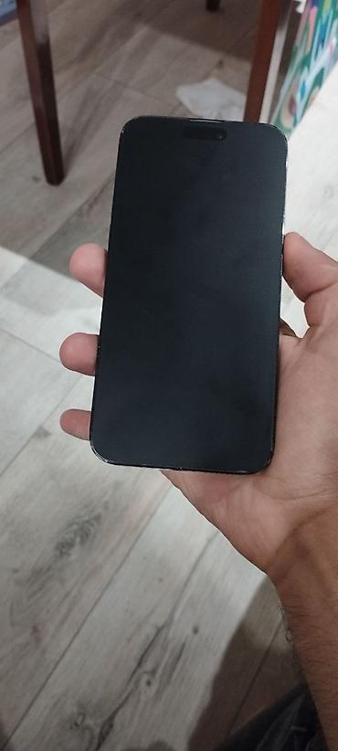 iphone barter: IPhone 14 Pro Max, 128 GB, Black Titanium, Face ID, Sənədlərlə, Qırıq — 3