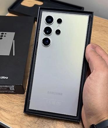 samsung a01 core: Samsung Galaxy S24 Ultra, 256 GB, rəng - Gümüşü, Zəmanət, Barmaq izi, Face ID — 1