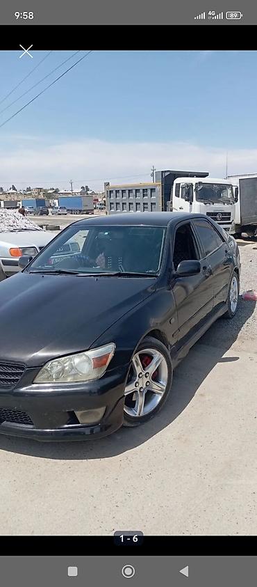 Таета Алтеза год 2003 Седан черного цвета с наружным спортивным at lalafo.kg Таета Алтеза год 2003 Седан черного цвета с наружным спортивным