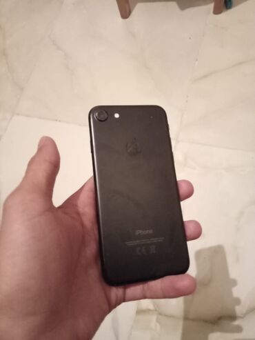 Apple iPhone: IPhone 7, 32 ГБ, Jet Black, Отпечаток пальца