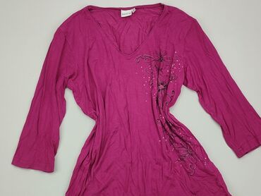 bluzki w różowe kwiaty: Блуза жіноча, M, стан - Хороший