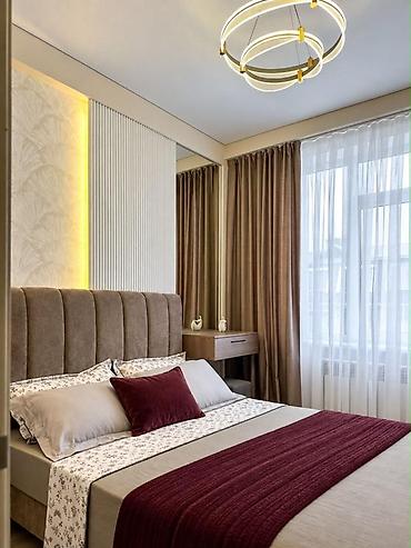 ква: 2 комнаты, 55 м², Элитка, 6 этаж, Дизайнерский ремонт — 1