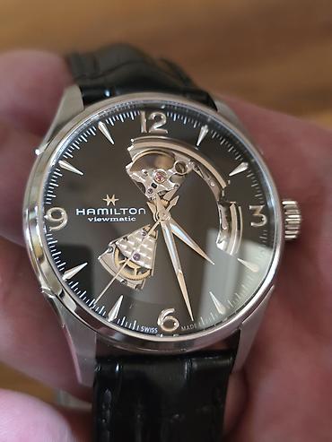 aklı saat: Hamilton Jazzmaster Viewmatic Skeleton avtomatik saat - Kalibr: H-10 — 2