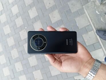 yevlax telefon: Honor X9b, 256 GB, rəng - Boz, Düyməli, Barmaq izi, İki sim kartlı