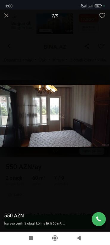 Uzunmüddətli kirayə mənzillər: Bəy otaq yoldaşı axrarıram, işliyən və təmizkar olmağı mütləqdi — 9