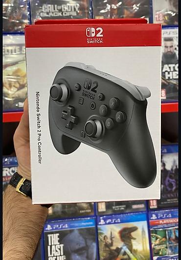ucuz tv box: Nintendo switch 2 üçün pro controller 2. Tam bağlı upokovkada orginal — 1