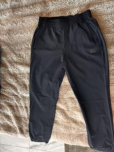 reebok adidas nike puma: Спортивные брюки-джоггеры мужские, черные. Фирма X-stepn - Легкая — 1