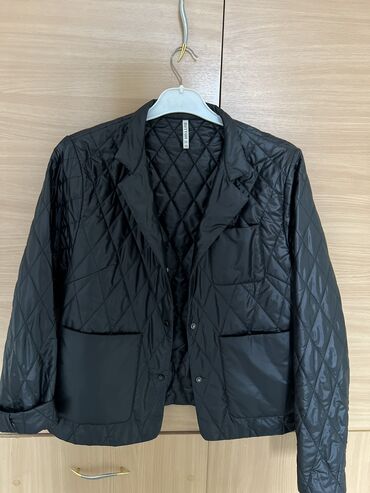кожаные куртки женские: Куртка 5XL (EU 50), цвет - Черный