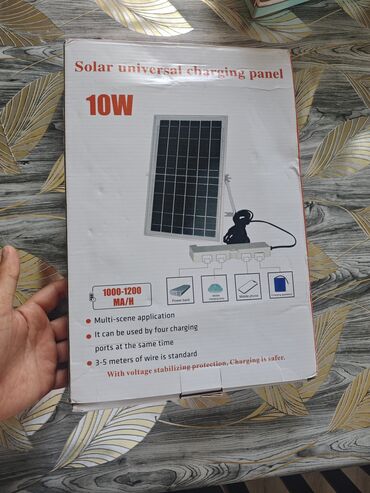 купить стабилизатор для телефона: 10 vatt gücündə universal günəş enerjisi ilə şarj paneli. Bu panel