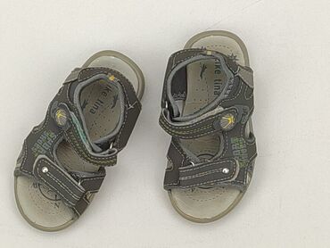 sandały czarne koturny: Sandals 25, Used