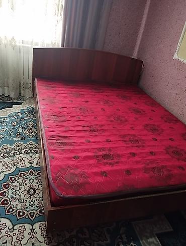 маття купить: Двуспальная кровать, Б/у, С матрасом, длина - 200 см — 1