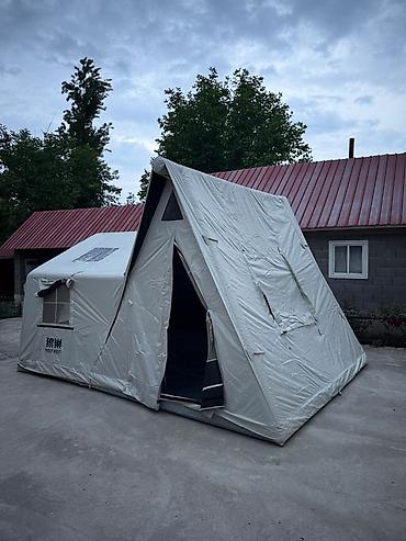 палатки: Палатка WOLF NEST — просторная каркасная дом-палатка для кемпинга — 1