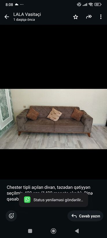 Salon, tibbi kreslolar: Divan, İşlənmiş, Açılan, Çatdırılma yoxdur lalafo.az -da Salon, tibbi kreslolar: Divan, İşlənmiş, Açılan, Çatdırılma yoxdur