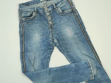 spódniczka jeansowe szara: Jeansy, M, stan - Zadowalający