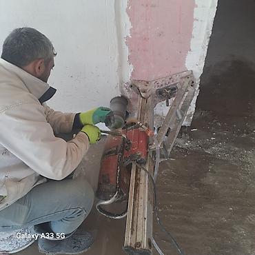 Beton işləri: Beton kəsimi və deşmə xidməti - Beton, dəmir-beton, daş və kərpic — 2