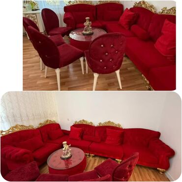 Bağ, çöl mebeli: Künc divan, İşlənmiş