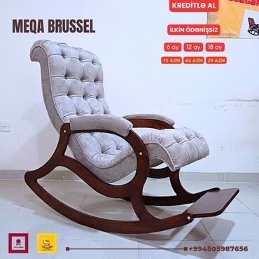 Kreslolar: Yeni, Kreslo-kaçalka, Parça, Kredit var, Şəhərdaxili pulsuz çatdırılma — 3