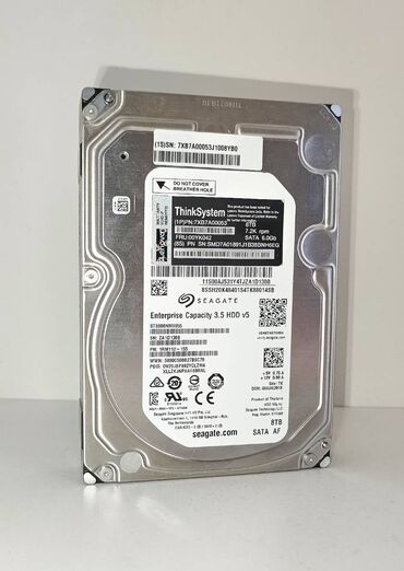 Sərt disklər (HDD): Daxili Sərt disk (HDD) Seagate, 8 TB, 7200 RPM, 3.5", İşlənmiş