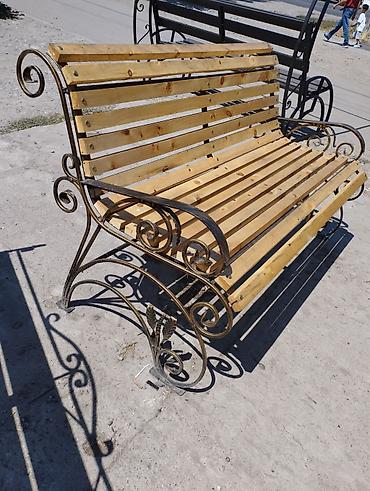 Скамейки: Скамейка Металл, Со спинкой, С крышей — 18