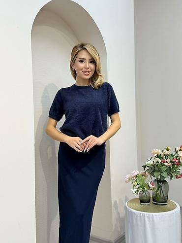 Лонгсливы: Женский лонгслив с драпировкой и длинным рукавом и футболка из ткани at lalafo.kg — 10 Лонгсливы: Женский лонгслив с драпировкой и длинным рукавом и футболка из ткани — 10