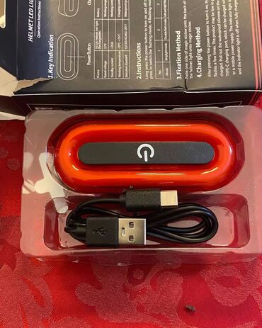 Moto dəbilqələr: Moto-velo təhlükəsizlik dəbilqə işığı Salam, Здравствуйте — 19