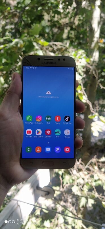 a6 samsung: Samsung Galaxy J7 2018, 16 GB, rəng - Qızılı, Barmaq izi