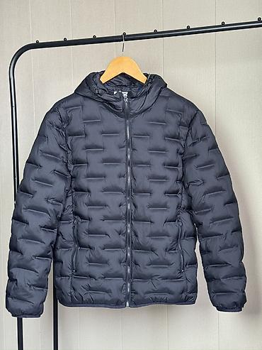 Личные вещи: Мужская куртка, M, L, XL, Uniqlo, Новый, цвет - Синий, Бесплатная доставка — 2