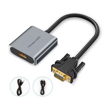 аудио переходник: Переходник/Конвертер VGA➡️HDMI 🔌VGA конвертер адаптер VGA-HDMI