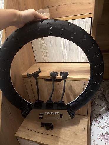 mini usb ventilator: ZB-F488 LED ring işıq - Böyük diametrli halqa işıq – portret — 2