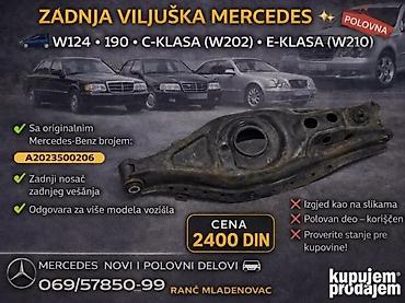 Sistem upravljanja i oslanjanja: MERCEDES 124 190 C E KLASA W202 W210 ZADNJA VILJUSKA | Mercedes 124 — 2