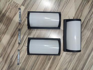 Бра, настенные светильники: Divar üçün LED işıqlandırma – 3 ədəd dəst - Korpus: möhkəm plastik — 1