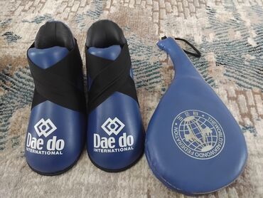 нож бабочка тренировочный купить: Набор для тхэквондо/кикбоксинга Dae do International + лапа-«ракетка»