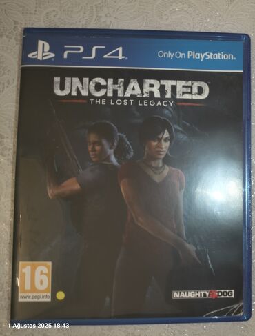 playstation 3 ucuz: PlayStation 4 üçün "Uncharted: The Lost Legacy" video oyunu.Uncharted