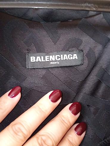 cool paltarlar: Qadın pijama stildə şalvar + kimano dəsti – qara rəng, atlas parça - — 4