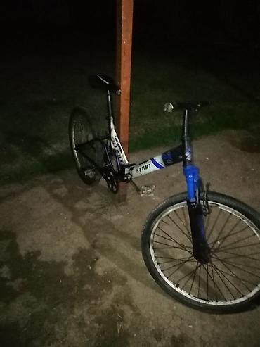 qədimi qol saati: Şəhər/dağ tipli velosiped – STINT brendi - Rəng: mavi-qara-ağ — 1