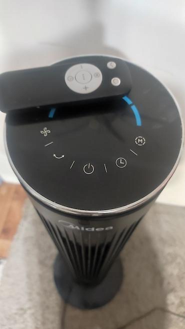 Вентиляторы: Напольный башенный вентилятор Midea - 3 режима работы: обычный — 10