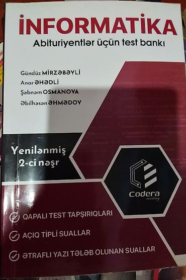 array informatika test toplusu pdf: Məhsul: İnformatika üzrə abituriyentlər üçün test kitabları dəsti 1) — 1