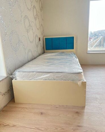 кровать купить баку: Новый, Односпальная кровать, Без подьемного механизма, С матрасом, Без выдвижных ящиков, Азербайджан