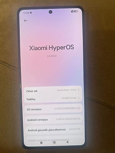 samsung no 10: Redmi Note 13 Pro, 512 GB, rəng - Qara — 3